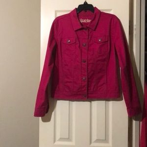 Pink jean jacket
